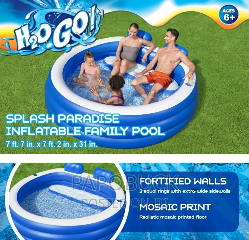 7 Feet Long Inflatable Swimming Pool