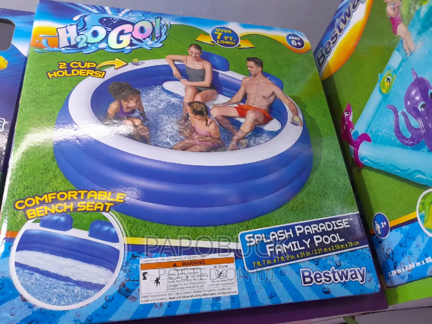 7 Feet Long Inflatable Swimming Pool