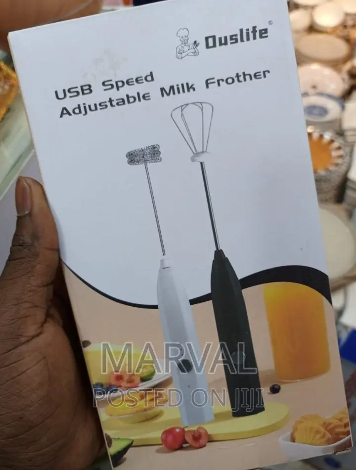 2in1 Speed Adjustable Milk Frother