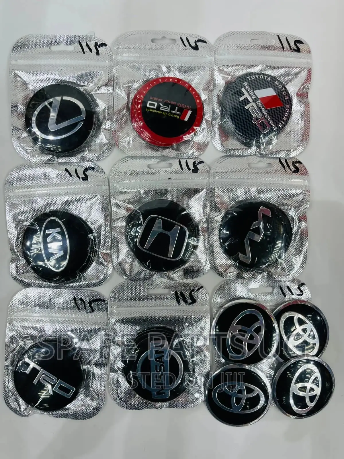 Wheel Cap Center Covers