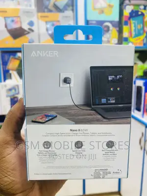 Anker Gan II Nano 65W, Fast Charging Adapter for Laptops