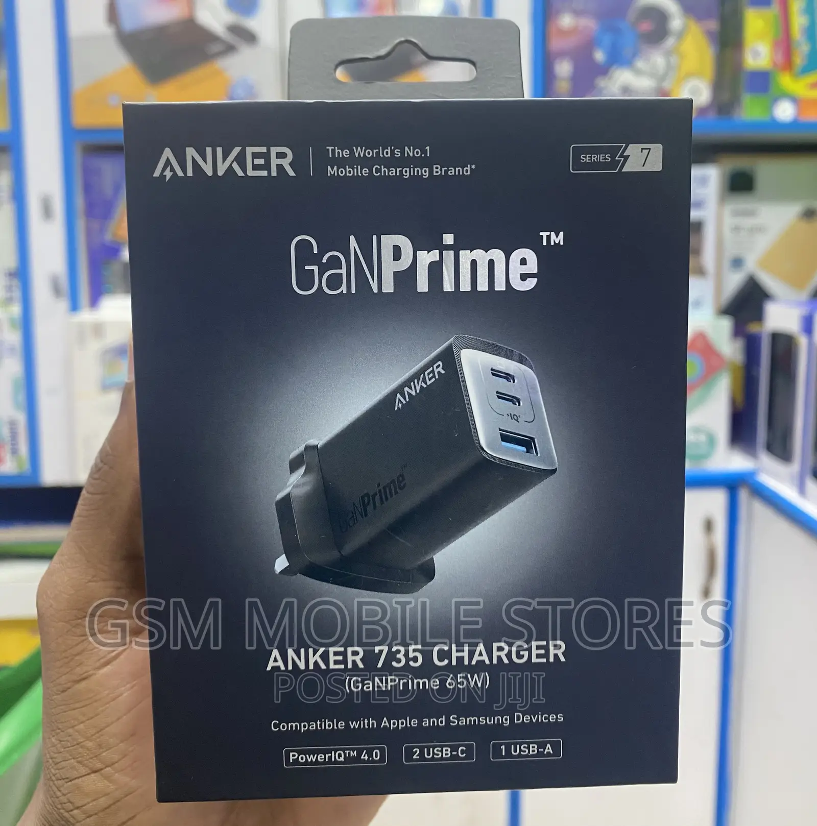 Anker USB C Adapter 735 Nanoii65w, 3-Port Fast Phons/Laptops