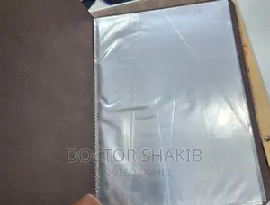 Durable Restaurant Menu Holder Book