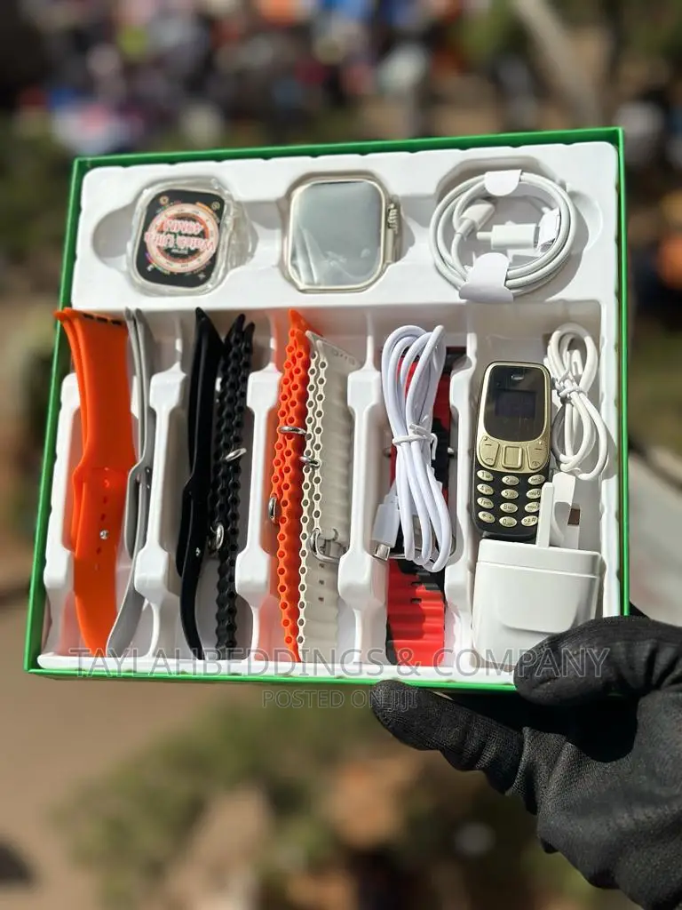 Ultra Smartwatch With 7 Straps, 12 in 1