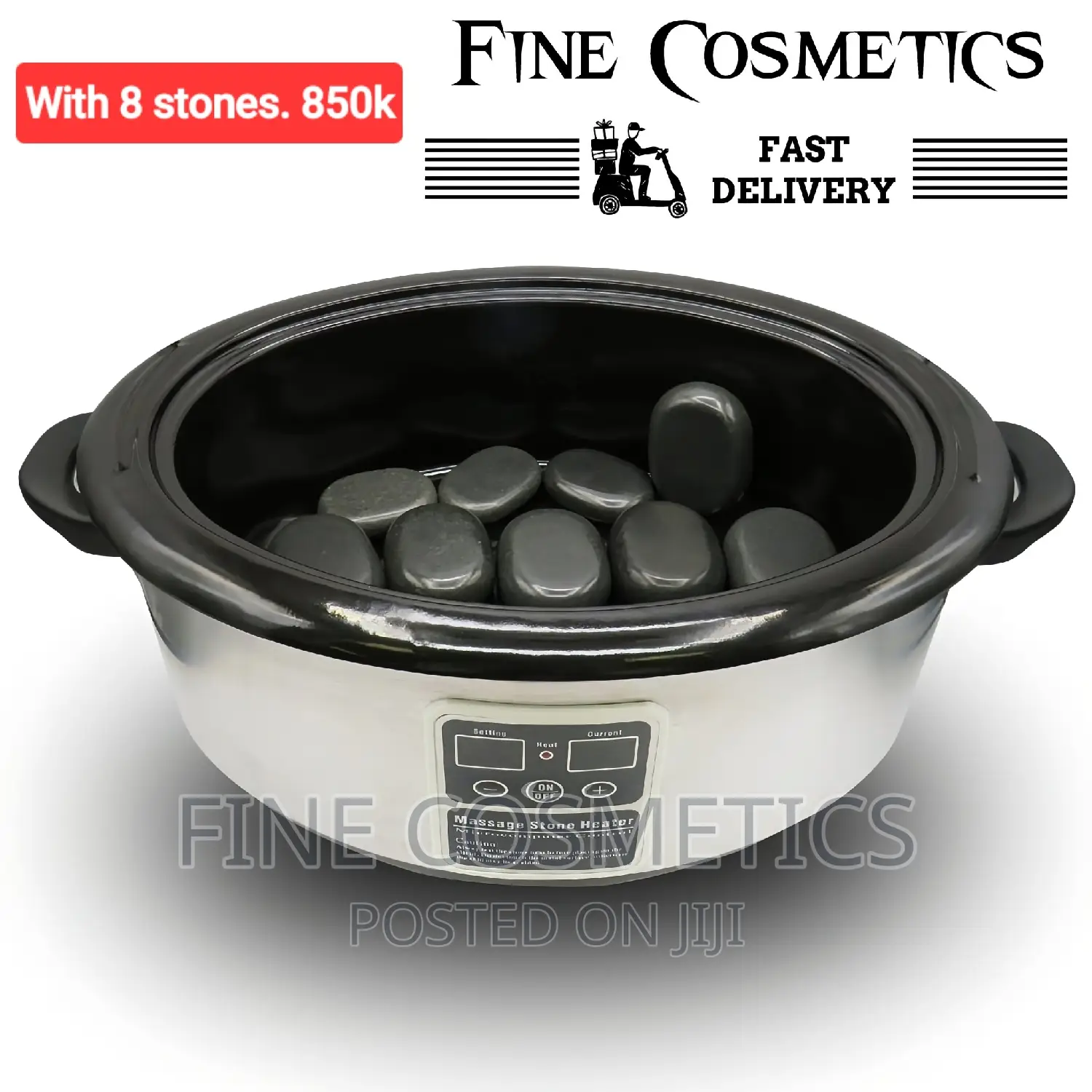 Massage Hot Stone Heater, Empty Digital Stone Warmer Stove.