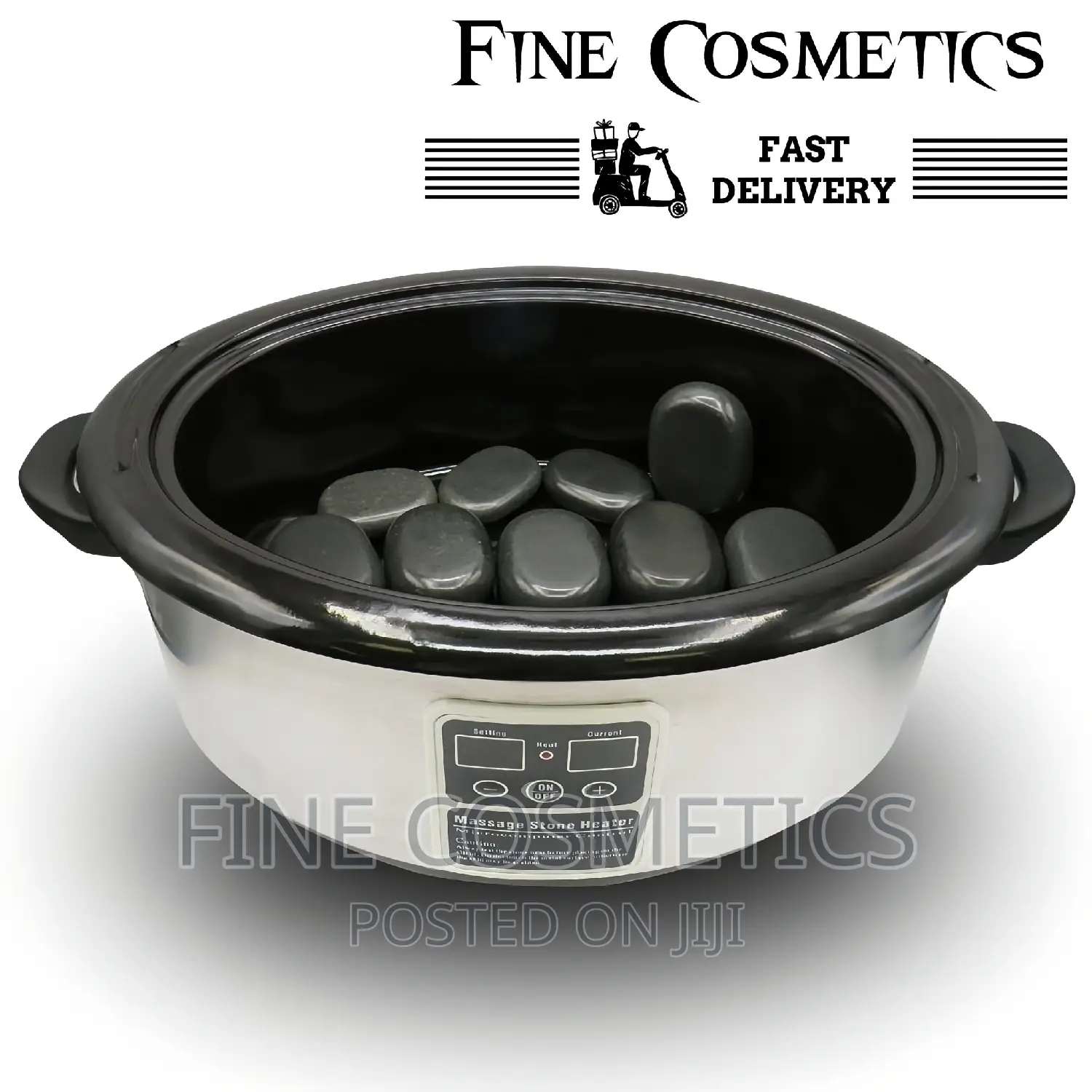 Massage Hot Stone Heater, Empty Digital Stone Warmer Stove.