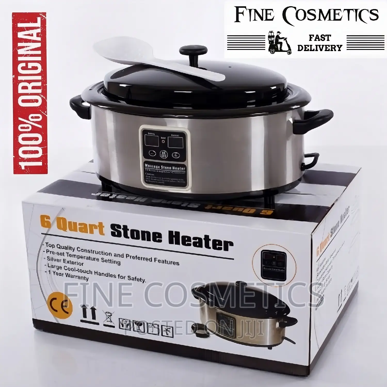 Massage Hot Stone Heater, Empty Digital Stone Warmer Stove.