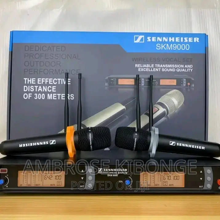 Sennheiser SKM9000 Digital Black Wireless Microphone System.
