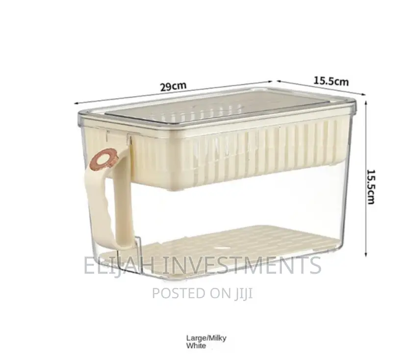 Clear Vegetable Storage Containers/ Organizers