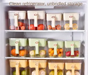 Clear Vegetable Storage Containers/ Organizers