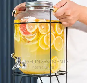 8L Glass Drink/ Juice Dispenser