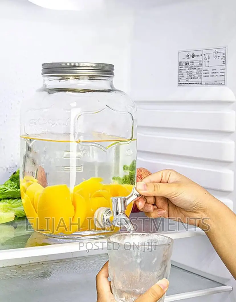 8L Glass Drink/ Juice Dispenser