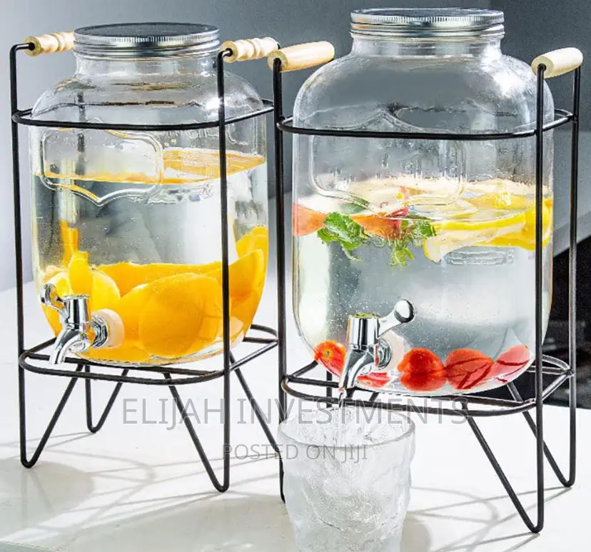 8L Glass Drink/ Juice Dispenser