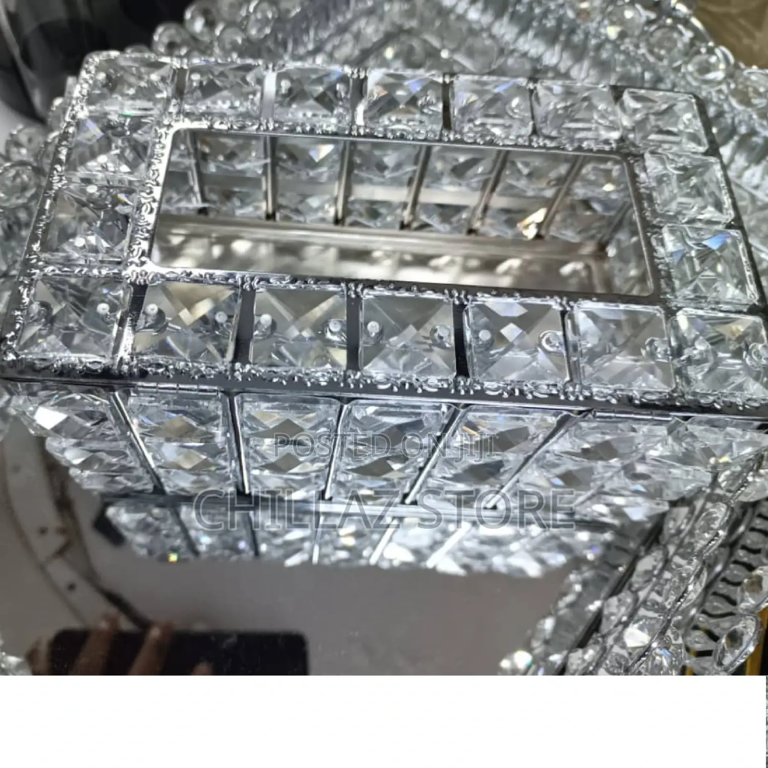 Crystal Tissue Holder Box.