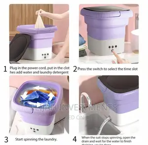 1pc Folding Clothes Washing Machine