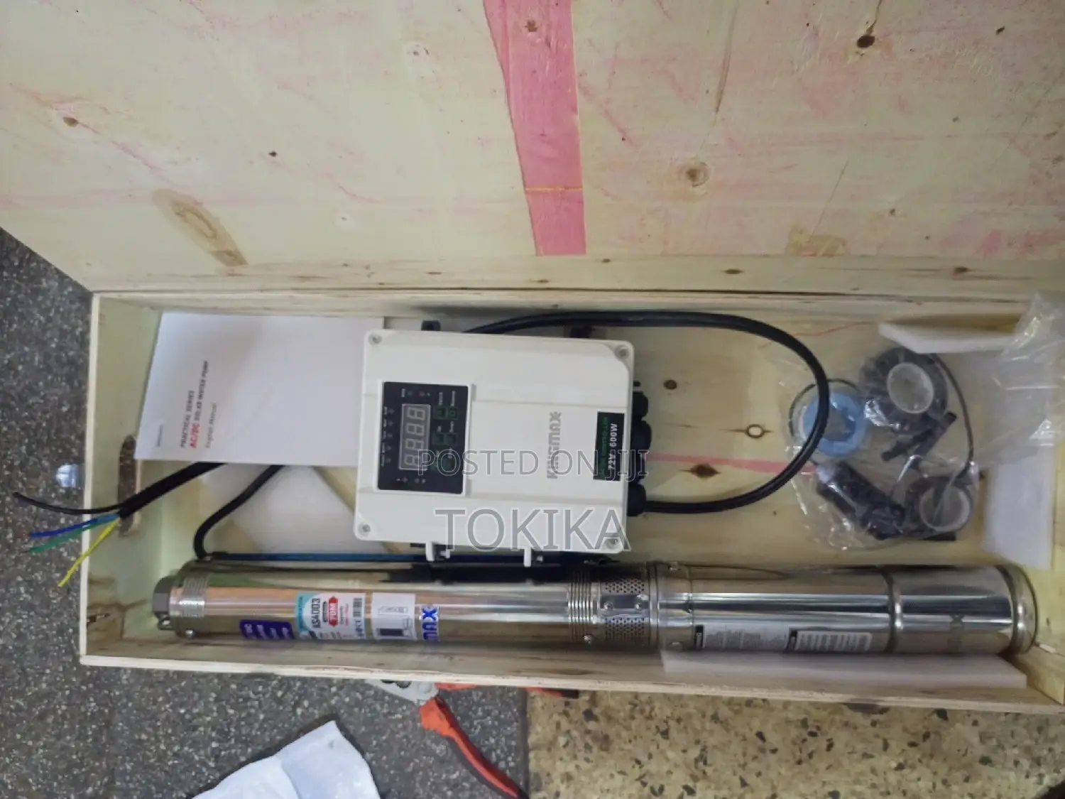Hybrid Pump/Solar/Ac /Dc Submersible Water Pump 70meters