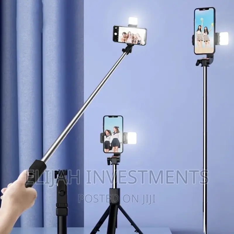 Bluetooth Self Stick And Tripod Stand With Wireless Remote