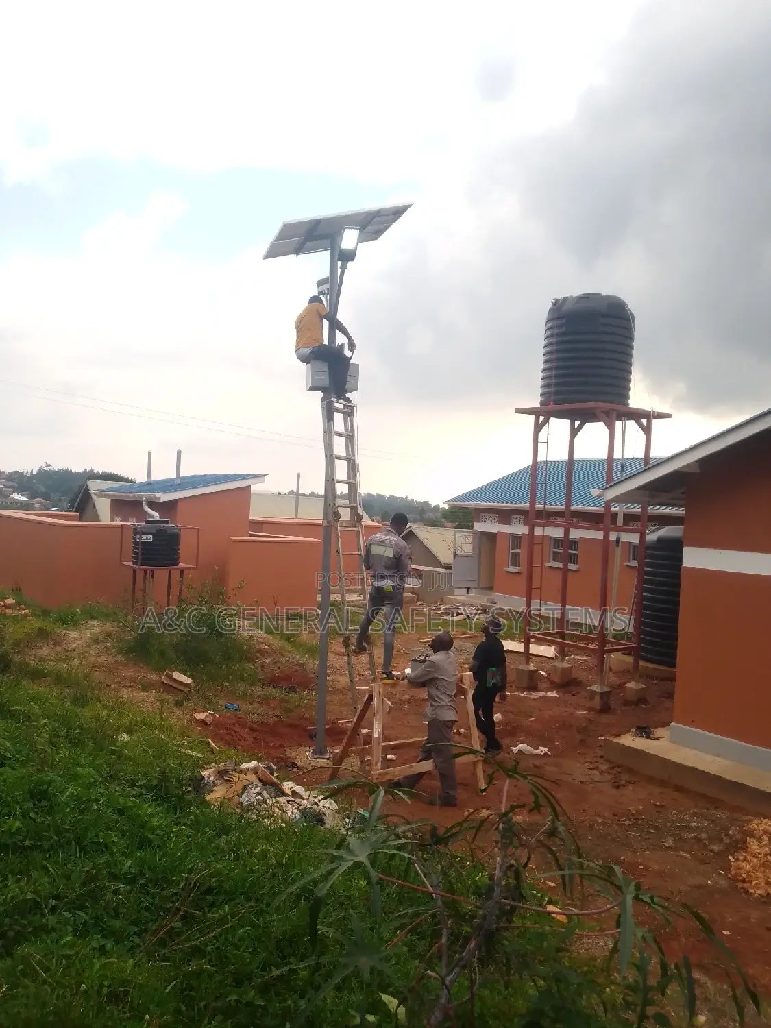 Solar Security Street Light Double Hold Standard System