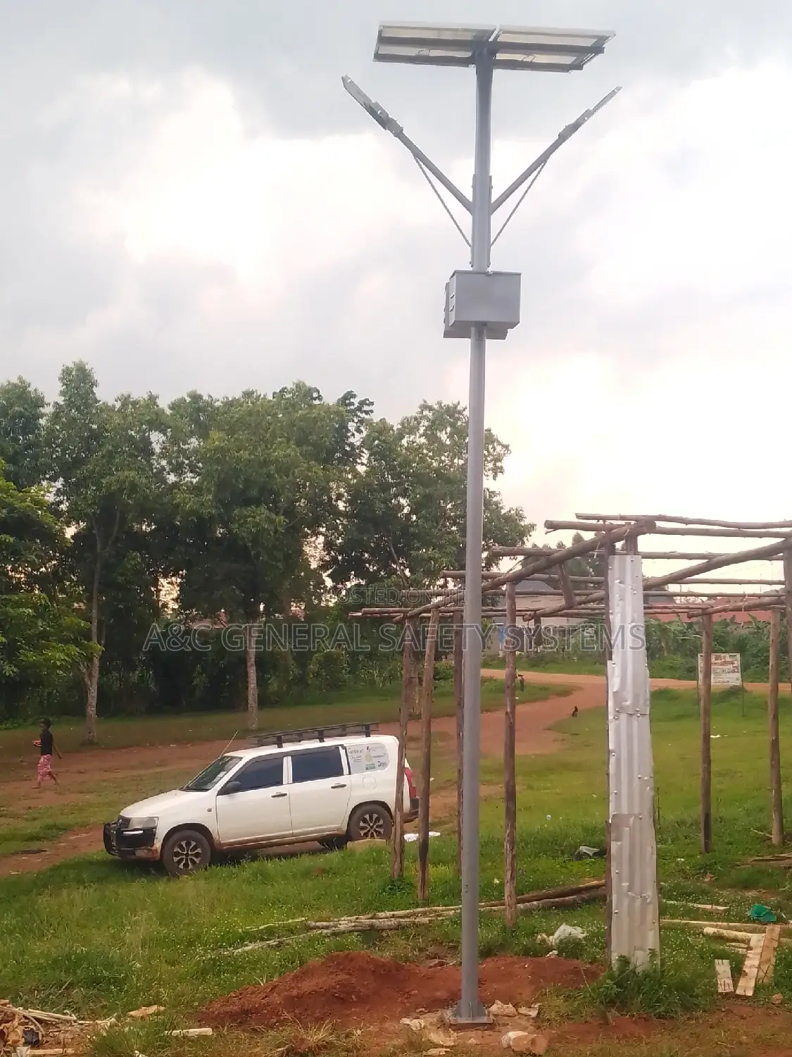 Solar Security Street Light Double Hold Standard System