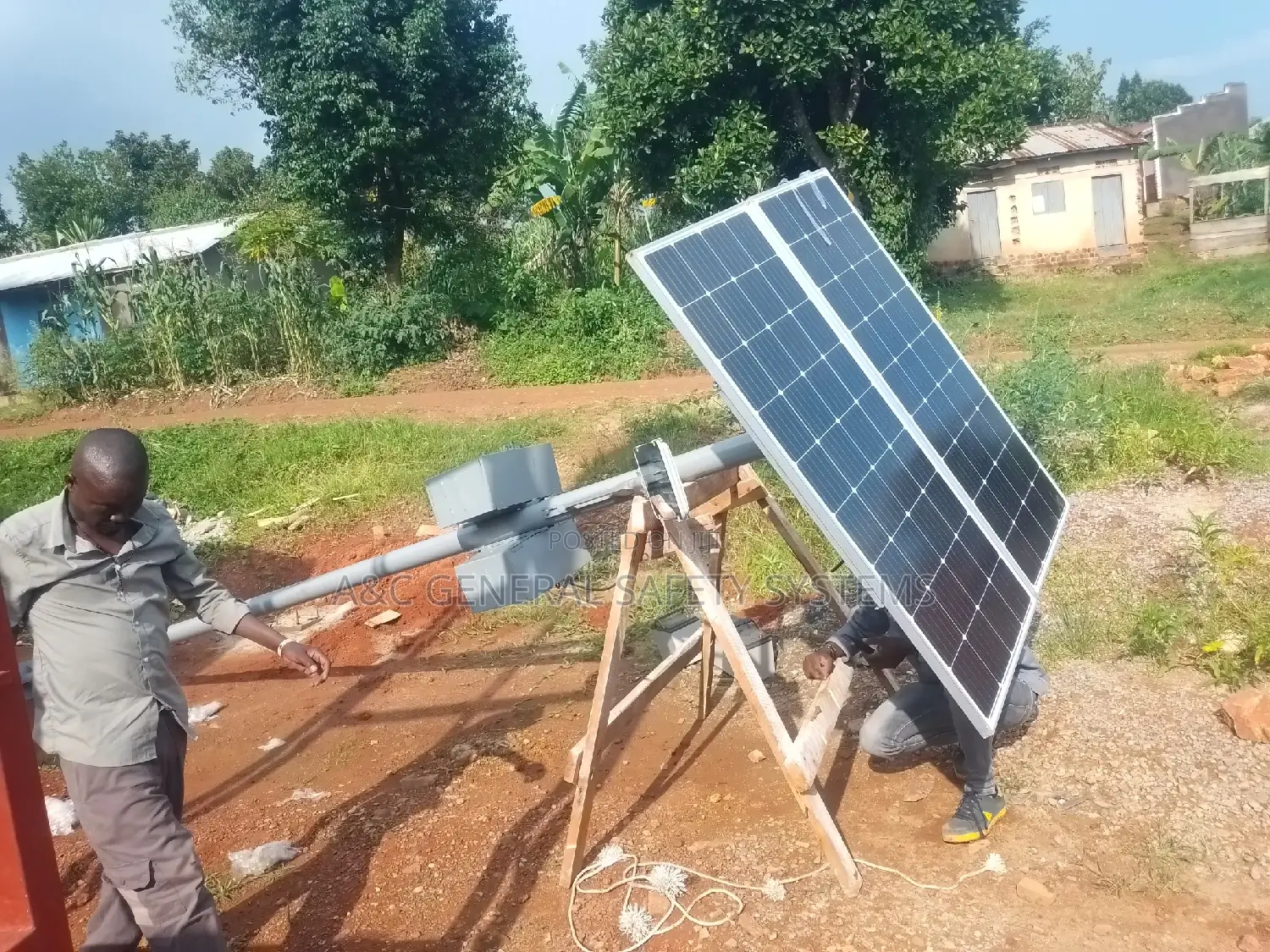 Solar Security Street Light Double Hold Standard System