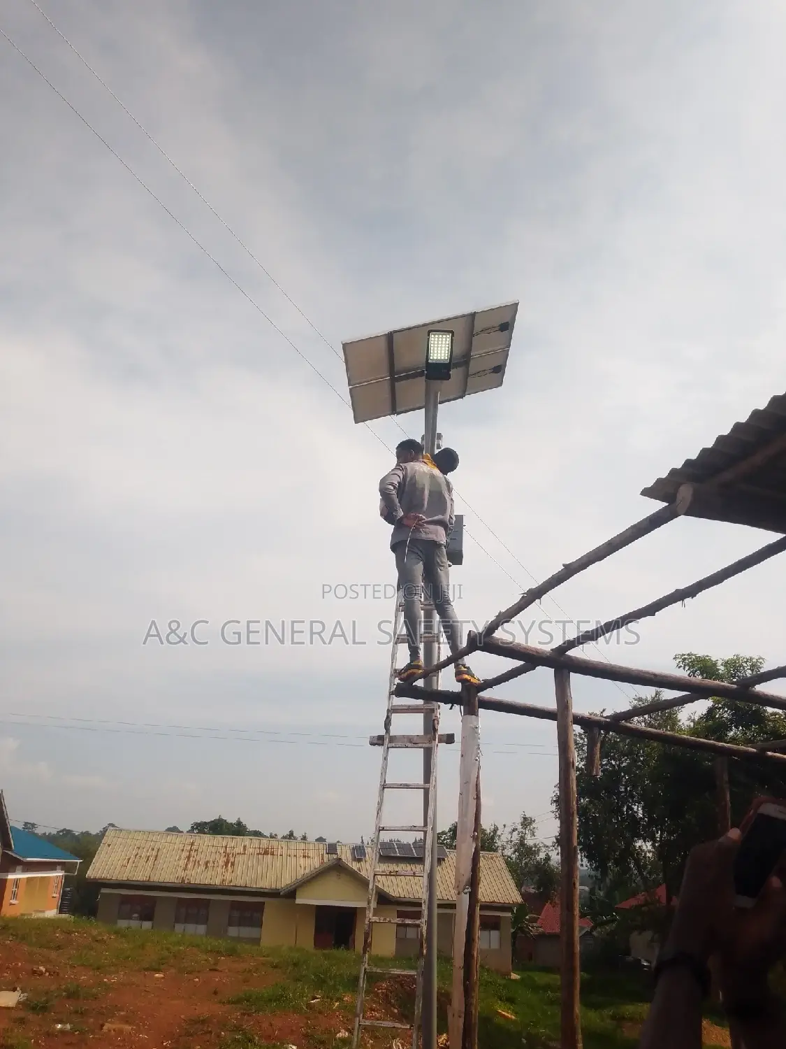 Solar Security Street Light Double Hold Standard System