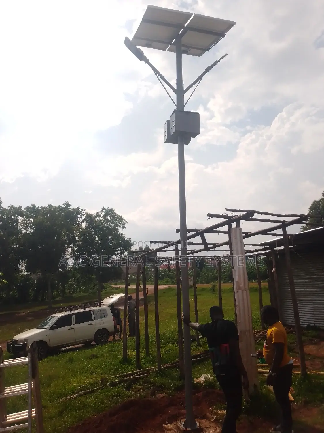 Solar Security Street Light Double Hold Standard System