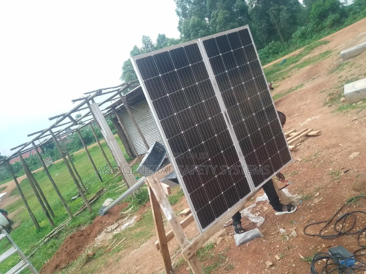 Solar Security Street Light Double Hold Standard System