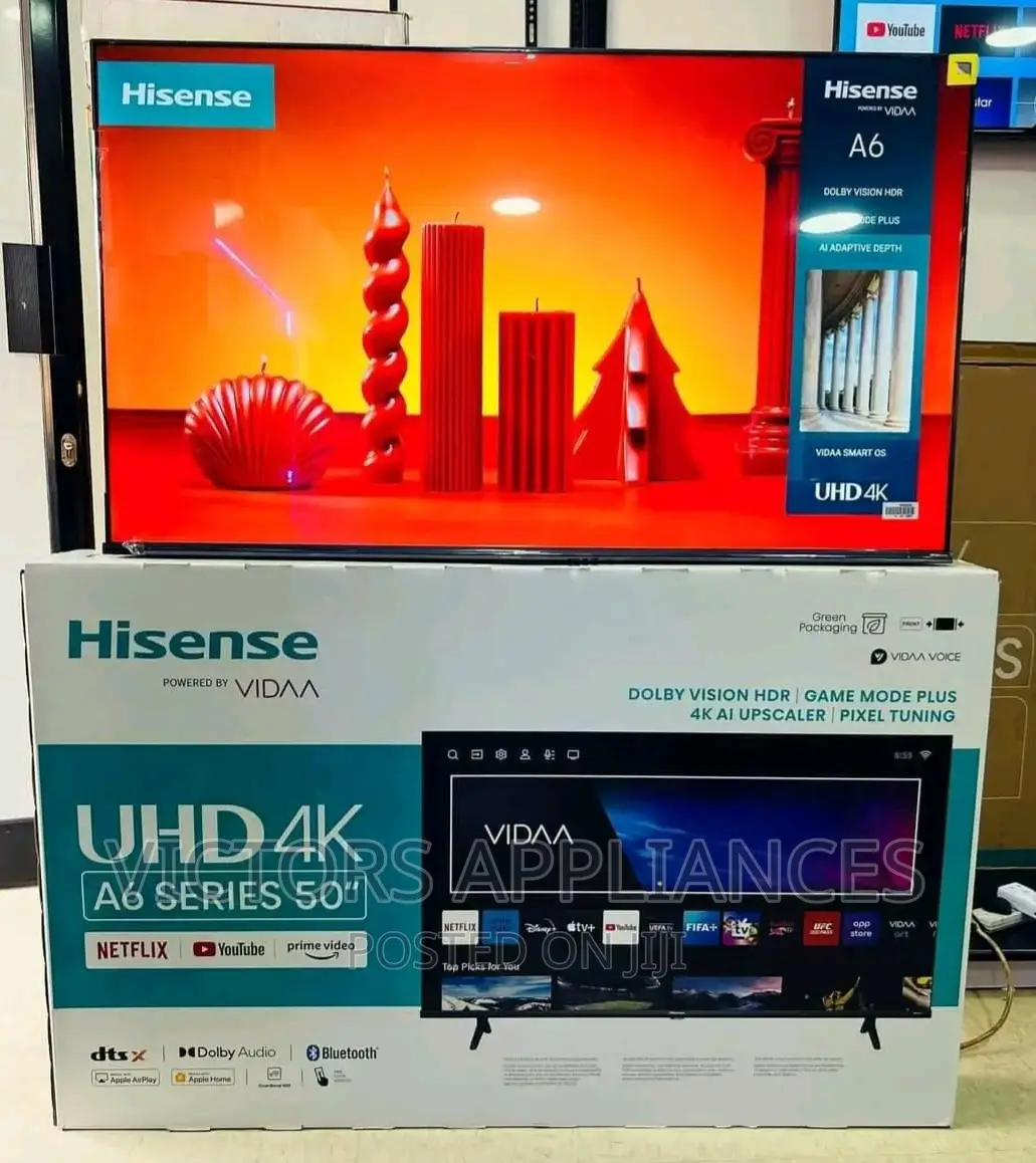 Hisense 50inch UHD SMART TV New Model 2024