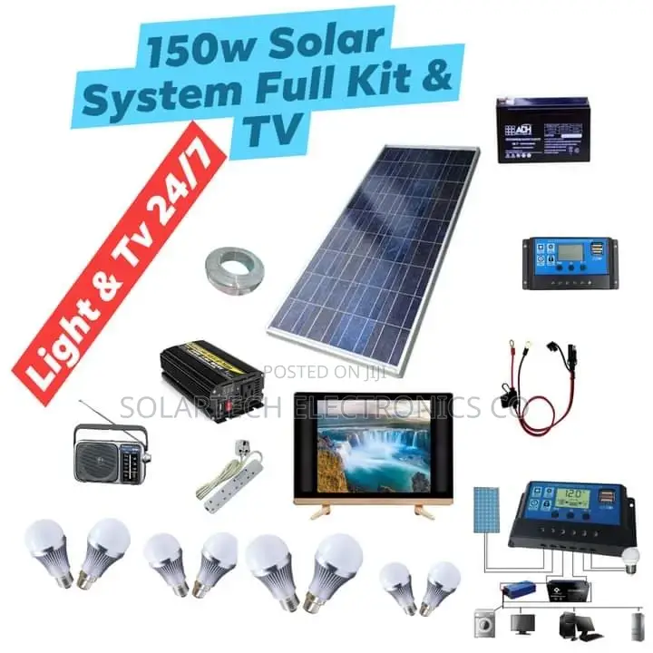 150w Solar Full Kit