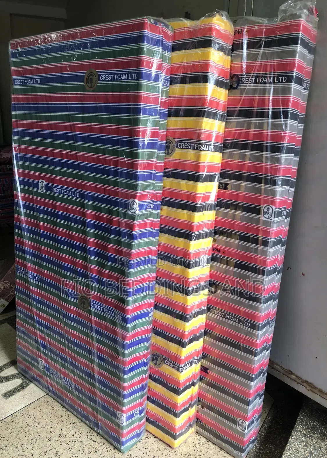 3x6 6 Inches Crest Foam Mattress Open