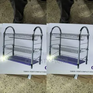 3 Layer Dish Rack Organizer