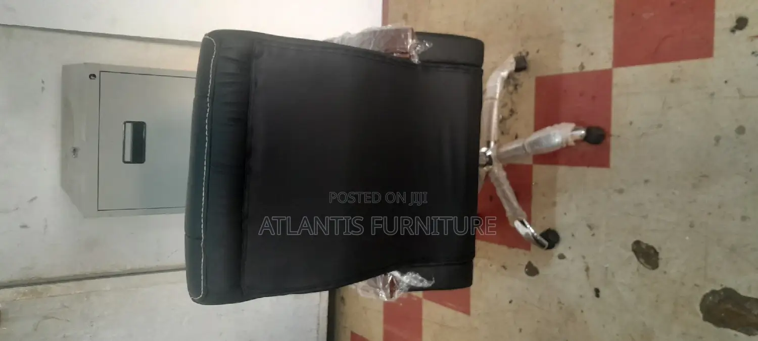 An Executive Pure Leather High Back Office Chair