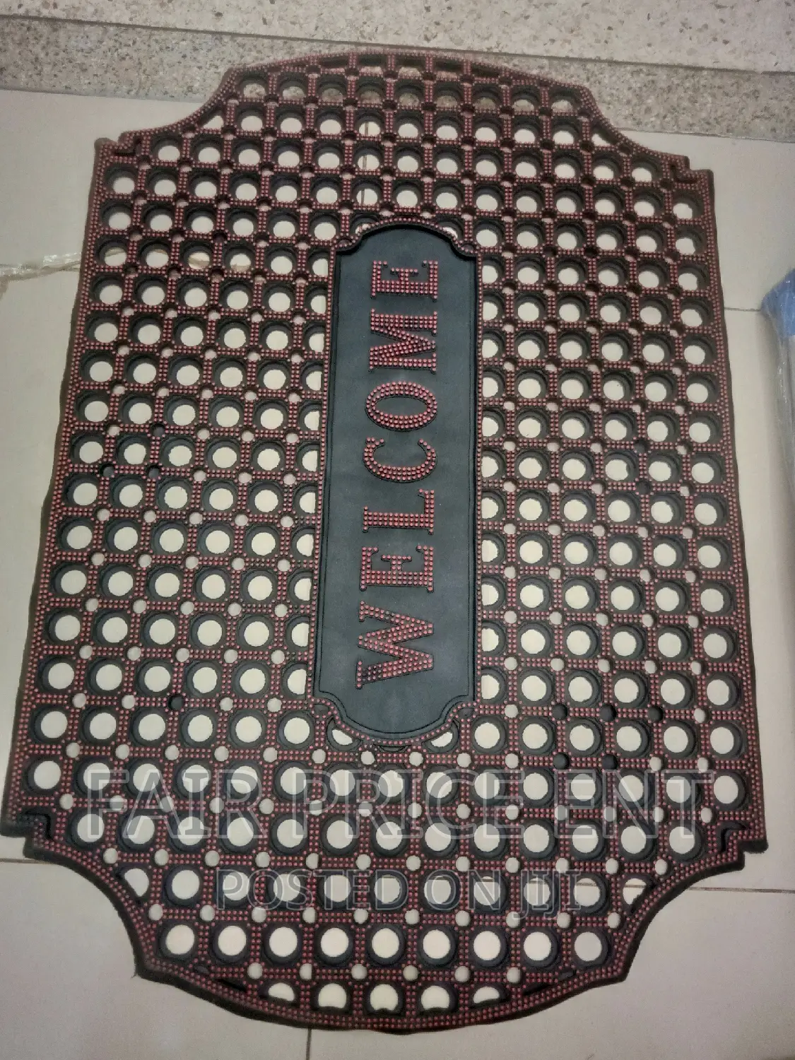 Executive Office Turkish Rubber Doormat.( Brown)