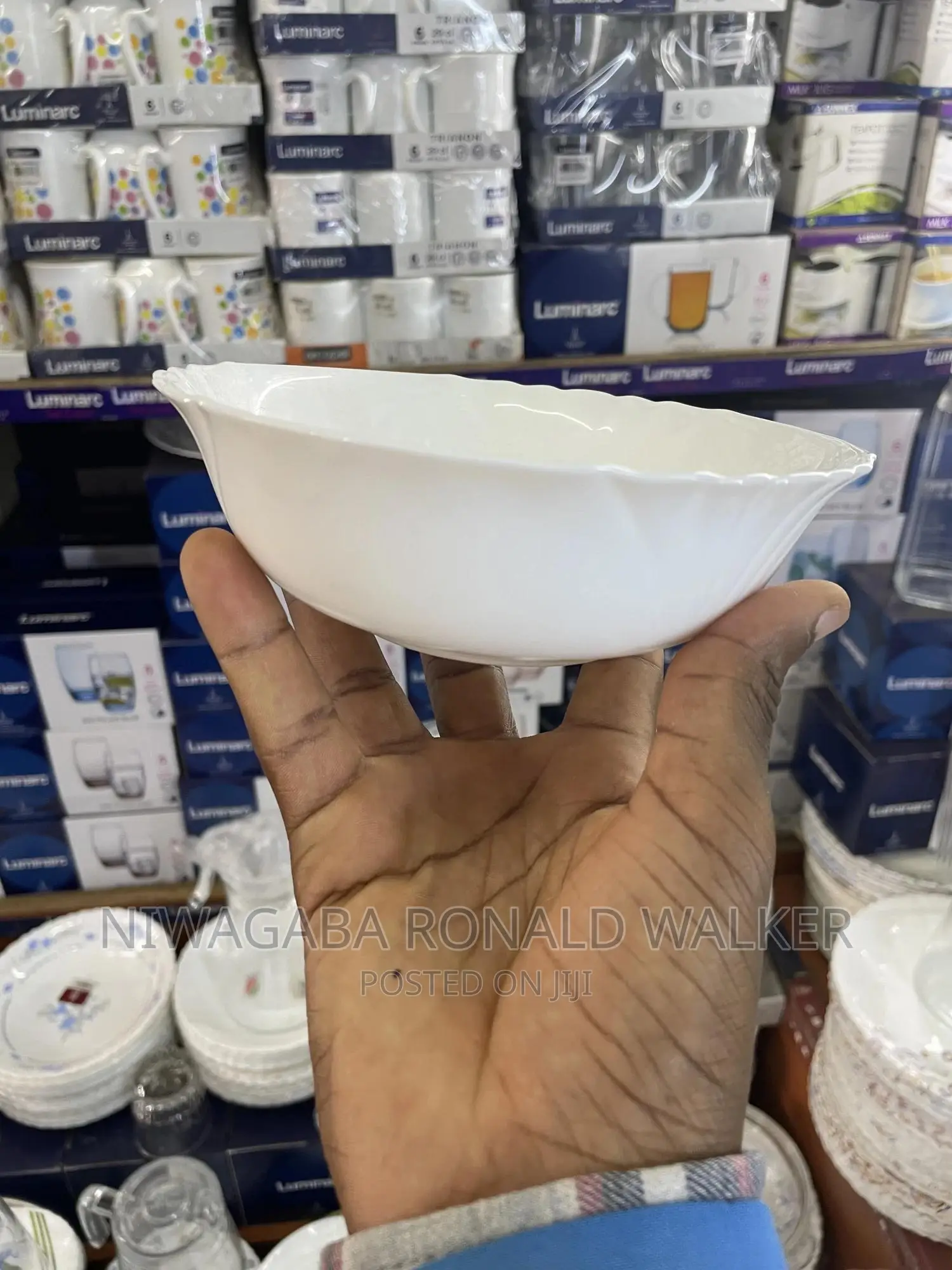 6pc Luminarc White Bowls