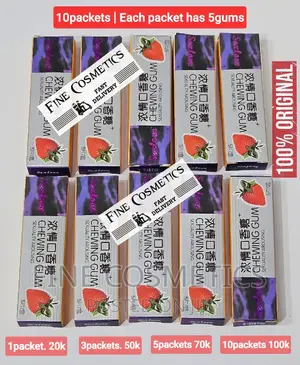 Sex Love Unisex Arousal Chewing Gum Erotic Libido Boost 1pac