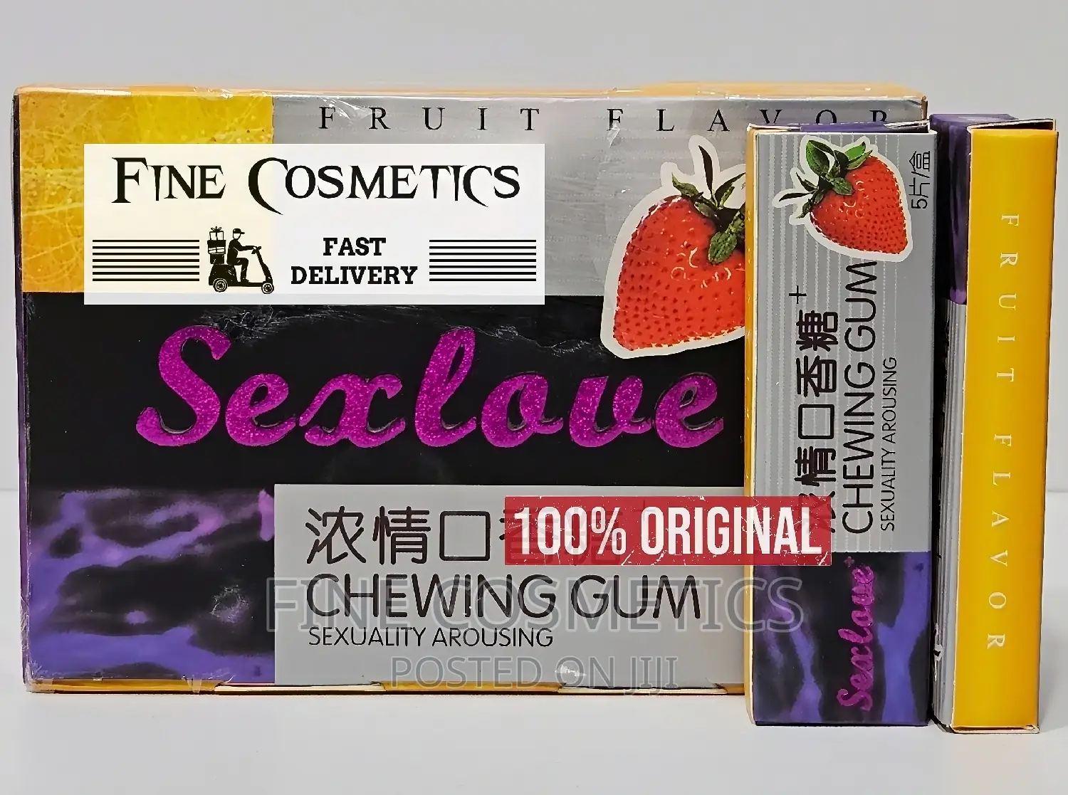 Sex Love Unisex Arousal Chewing Gum Erotic Libido Boost 1pac