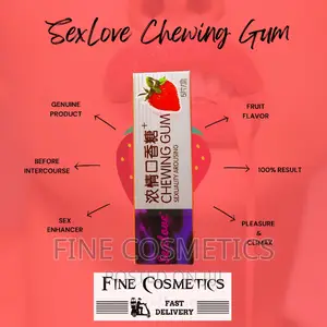 Sex Love Unisex Arousal Chewing Gum Erotic Libido Boost 1pac