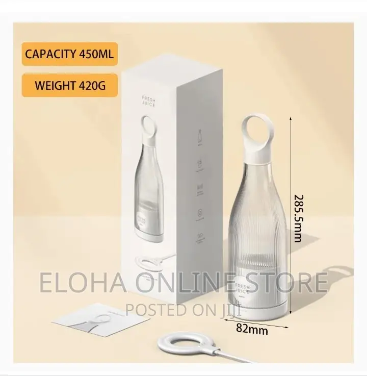 Portable Rechargeable Blender - White or Pink