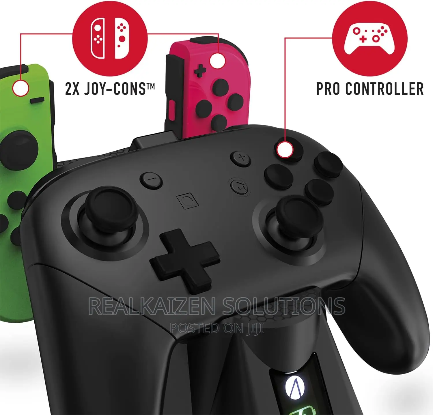 UK STEALTH Dual Nintendo Switch ABP Technology Charging Dock