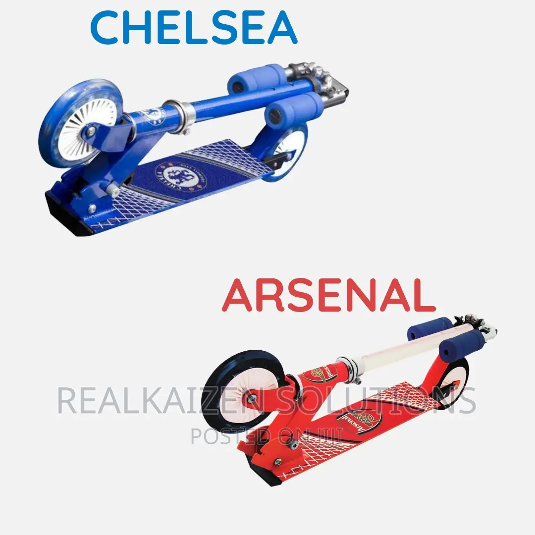 UK OFFICIAL Chelsea | Arsenal FC Aluminum Folding Scooter