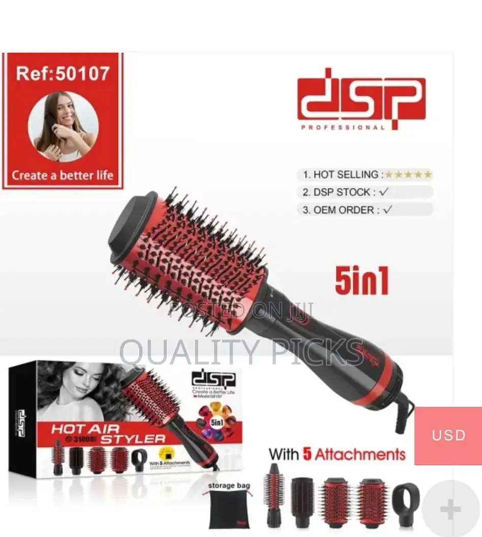 5 in 1 DSP Hair Straightener Brush