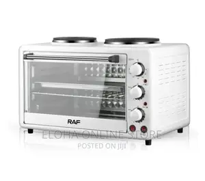 RAF 40 Liters 2 in 1 Electric Oven With Two Hotplates