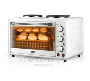 RAF 40 Liters 2 in 1 Electric Oven With Two Hotplates