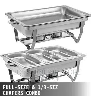 Tripple Compartments Stainless Steel Chafing Dishes
