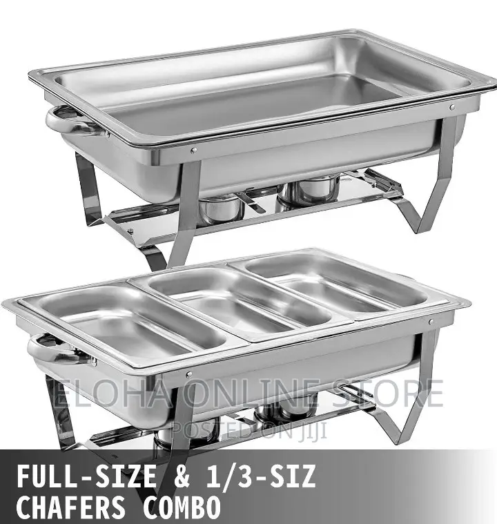 Tripple Compartments Stainless Steel Chafing Dishes