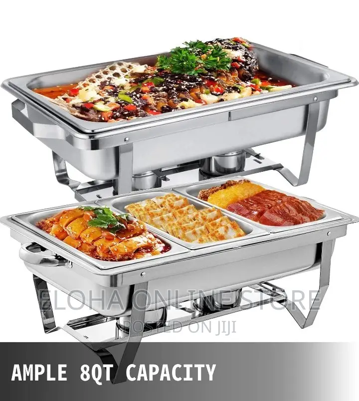 Tripple Compartments Stainless Steel Chafing Dishes