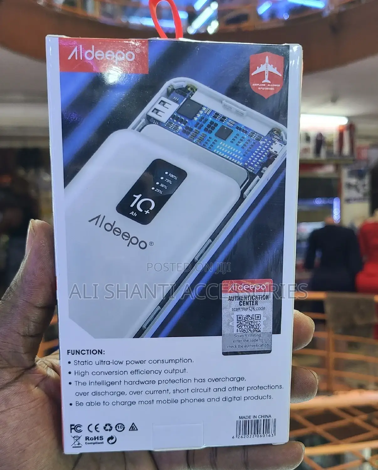 Aldeepo Powerbank/Fast-Charging Powerbank/10000mah