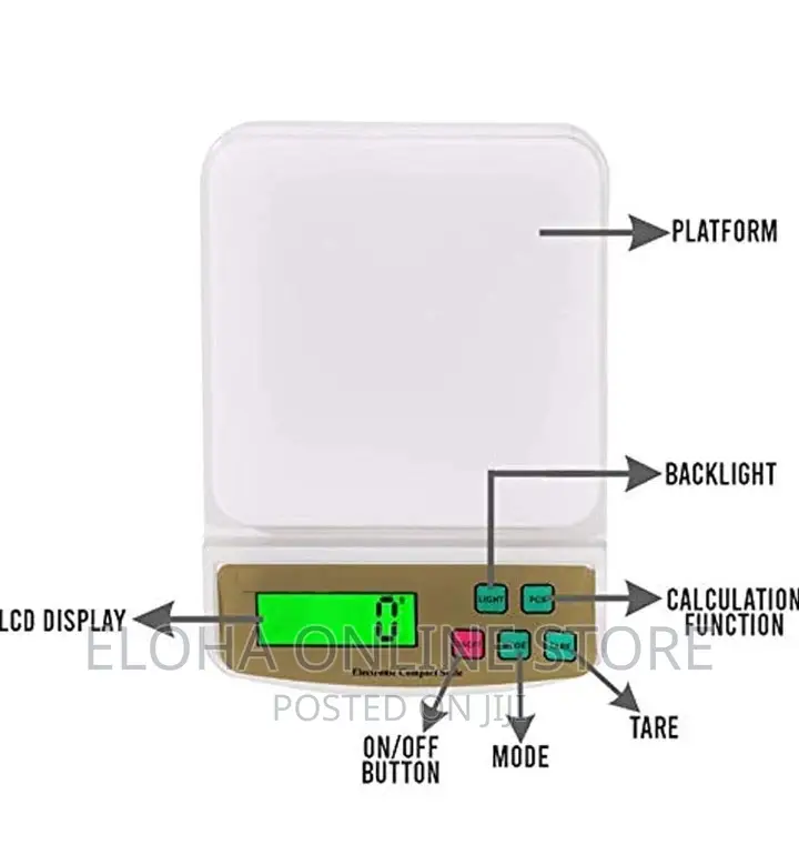 Electronic Compact Kitchen Digital Scale