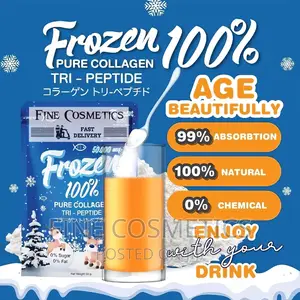 FROZEN 100% Pure Collagen Tri-peptide Powder For Skin + Hair