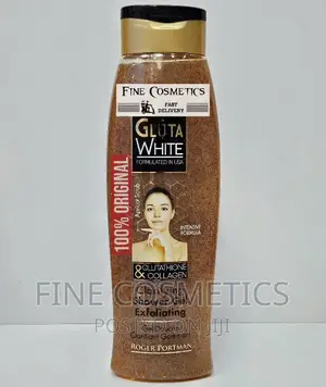 Photo - Gluta White Shower Gel USA Formula Apricot Scrub Exfoliator